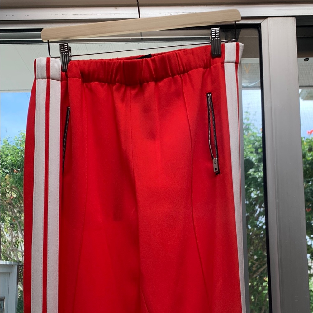 Rag & Bone Red Milo Track Pants